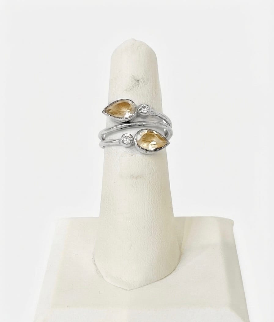 Citrine Sterling Silver Ring | The Harmony Store Ring