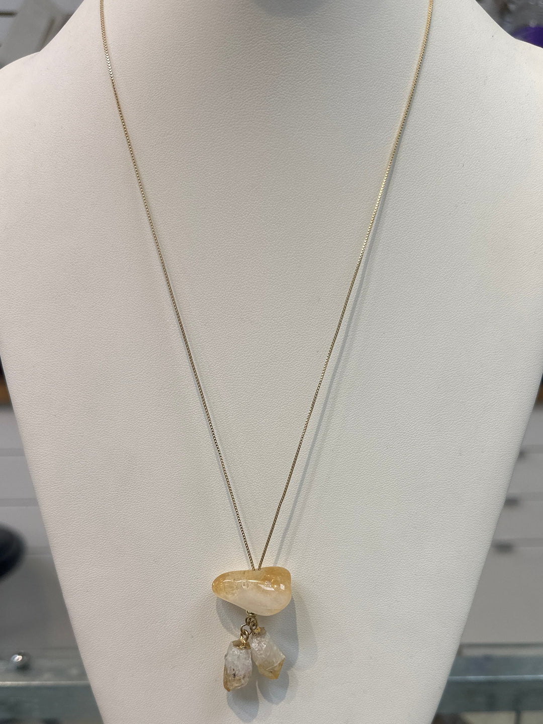 Citrine Three Piece Necklace | The Harmony Store