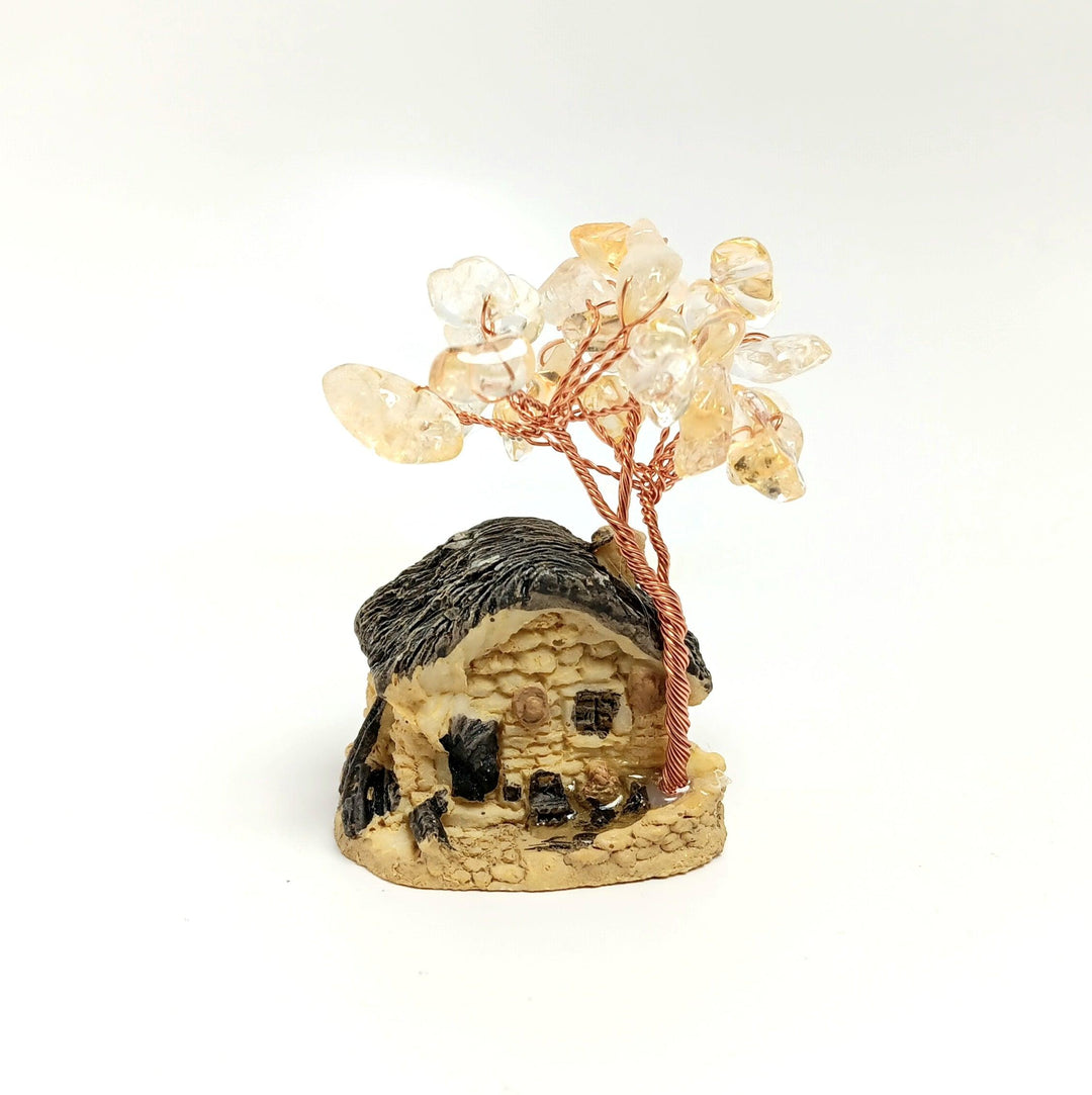 Citrine Tiny Crystal House Tree | The Harmony Store Crystal Tree