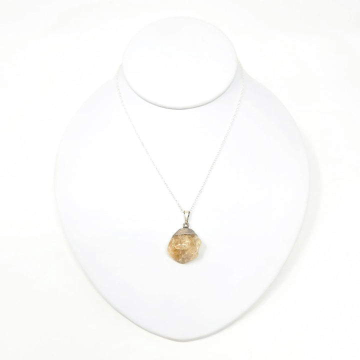 Citrine Tumbled Stone Pendant | The Harmony Store Pendant