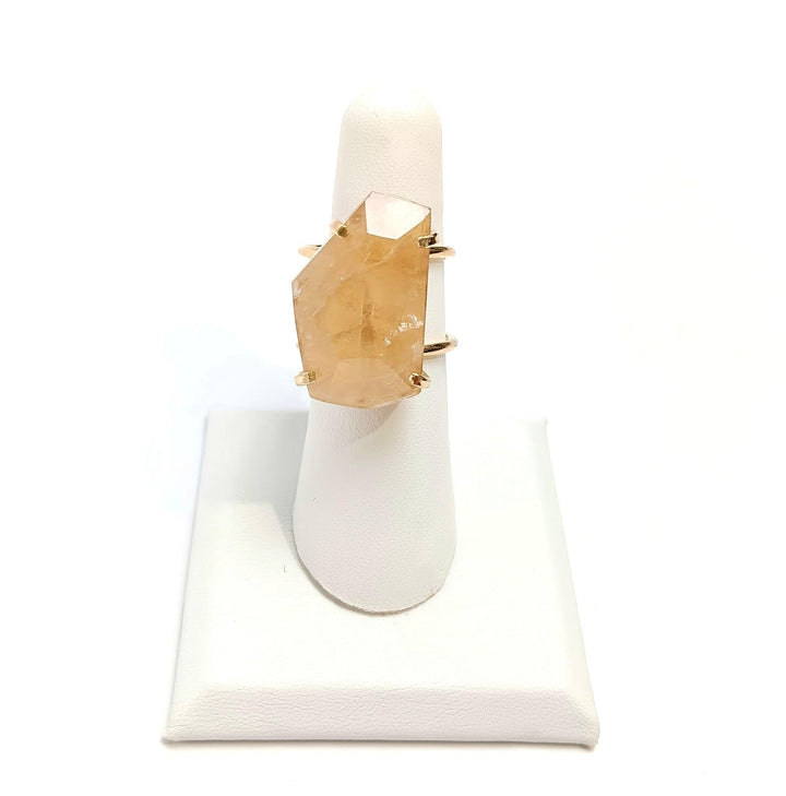 Citrine Wire Faceted Ring | The Harmony Store Ring