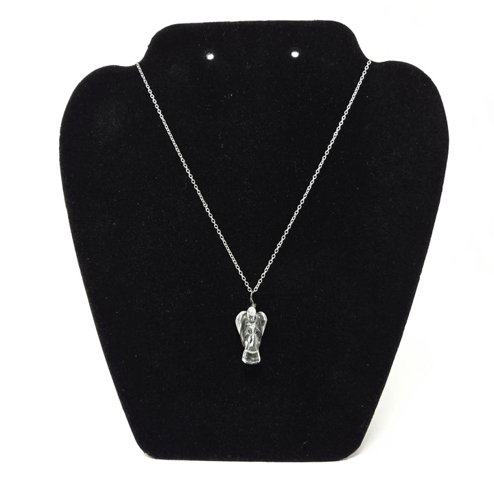 Clear Quartz Angel Wire Wrapped Pendant Pendant