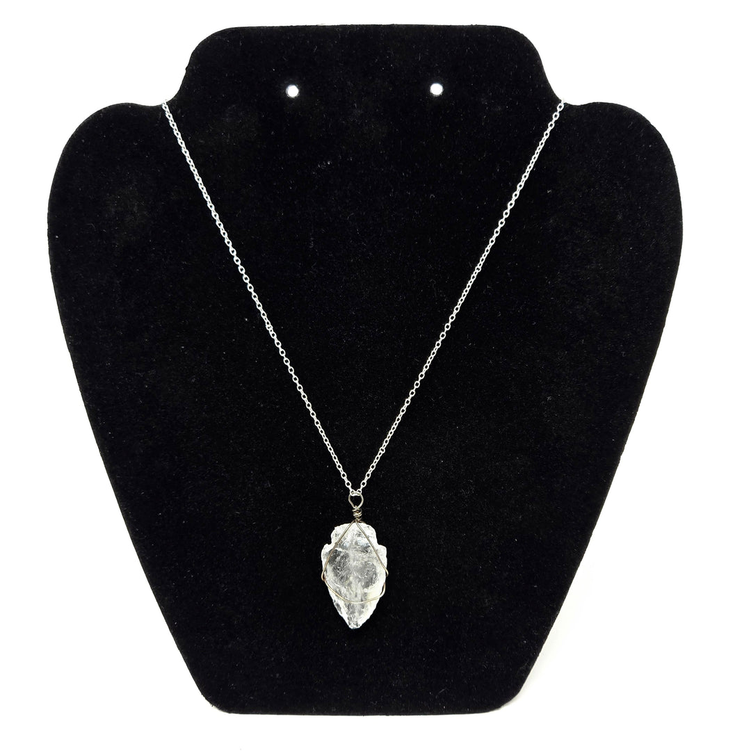 Clear Quartz Arrowhead Pendant | The Harmony Store Pendant