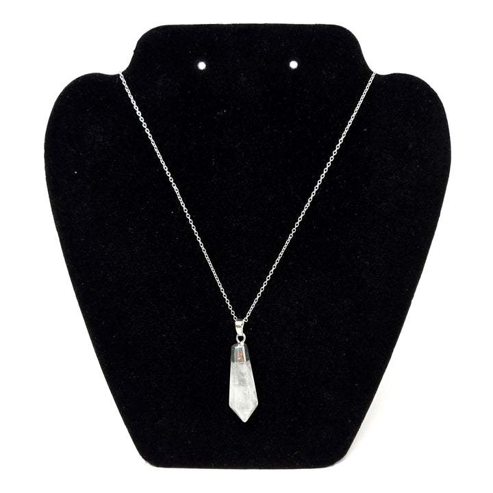Clear Quartz Diamond Cut Point Pendant | The Harmony Store Pendant