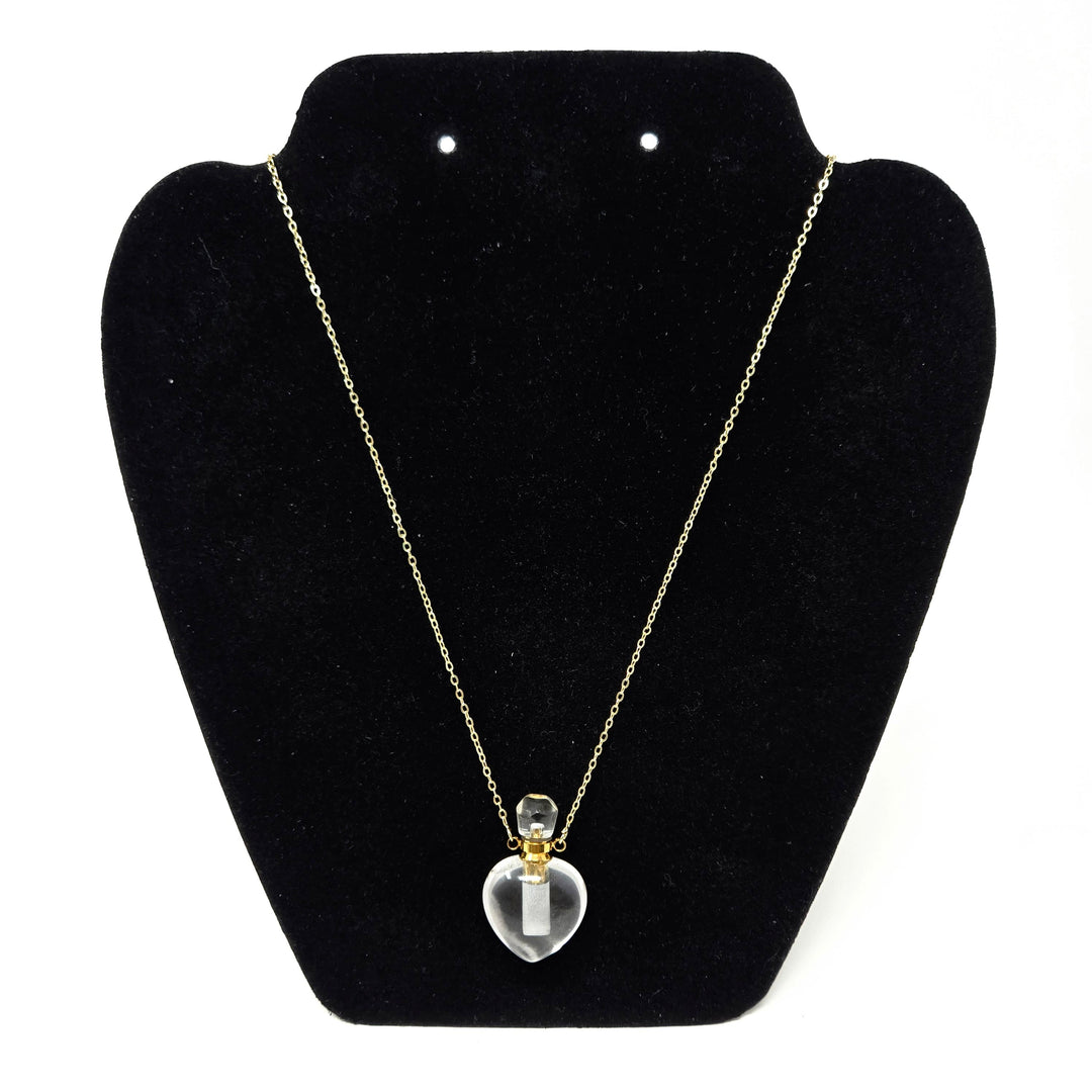 Clear Quartz Bottle Necklace | The Harmony Store Necklace