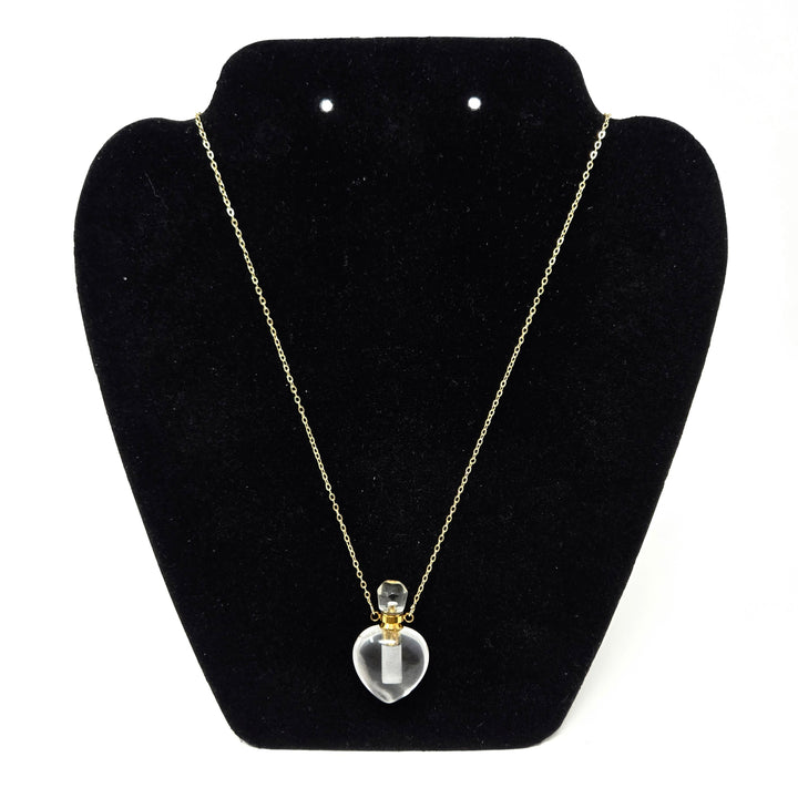 Clear Quartz Bottle Necklace | The Harmony Store Necklace