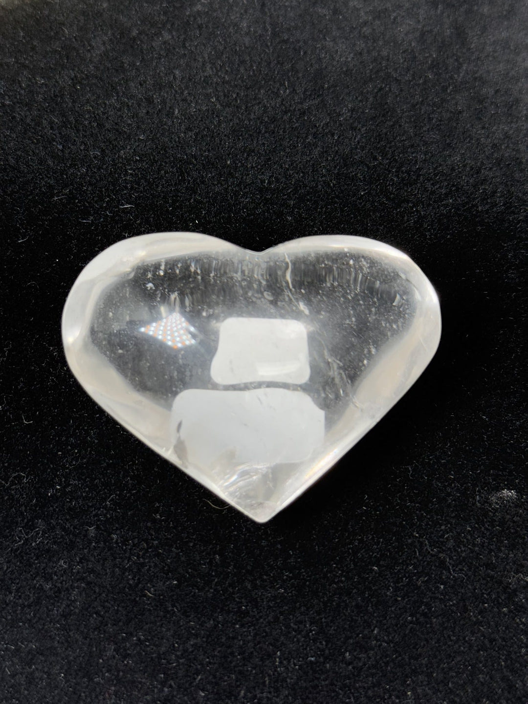 Clear Quartz Heart from Brazil | The Harmony Store Crystal Heart