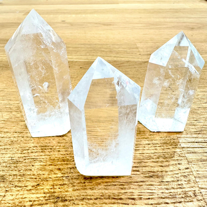 Clear Quartz Point Tower-"B" Quality Brazil - The Harmony Store