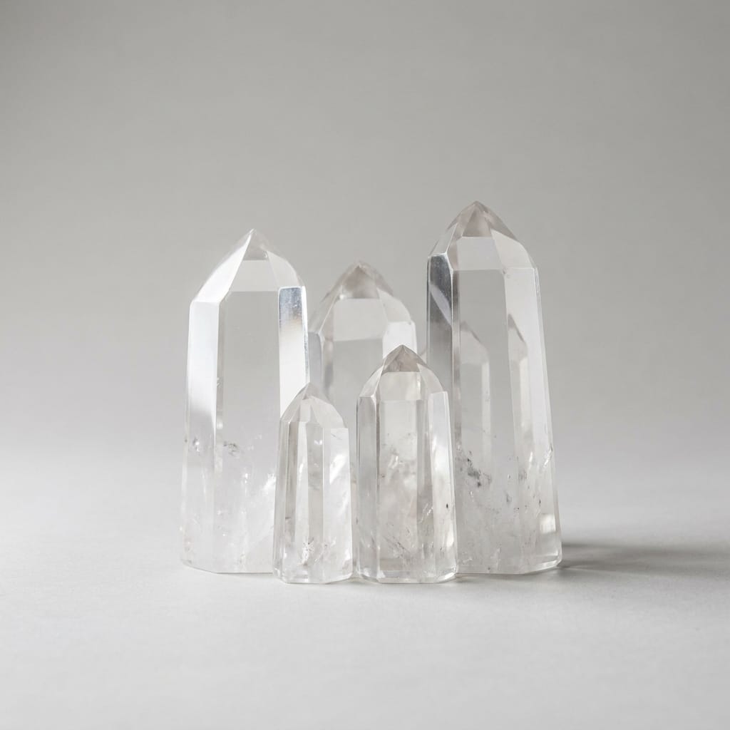 Clear Quartz Polished Points | The Harmony Store Crystal Tower
