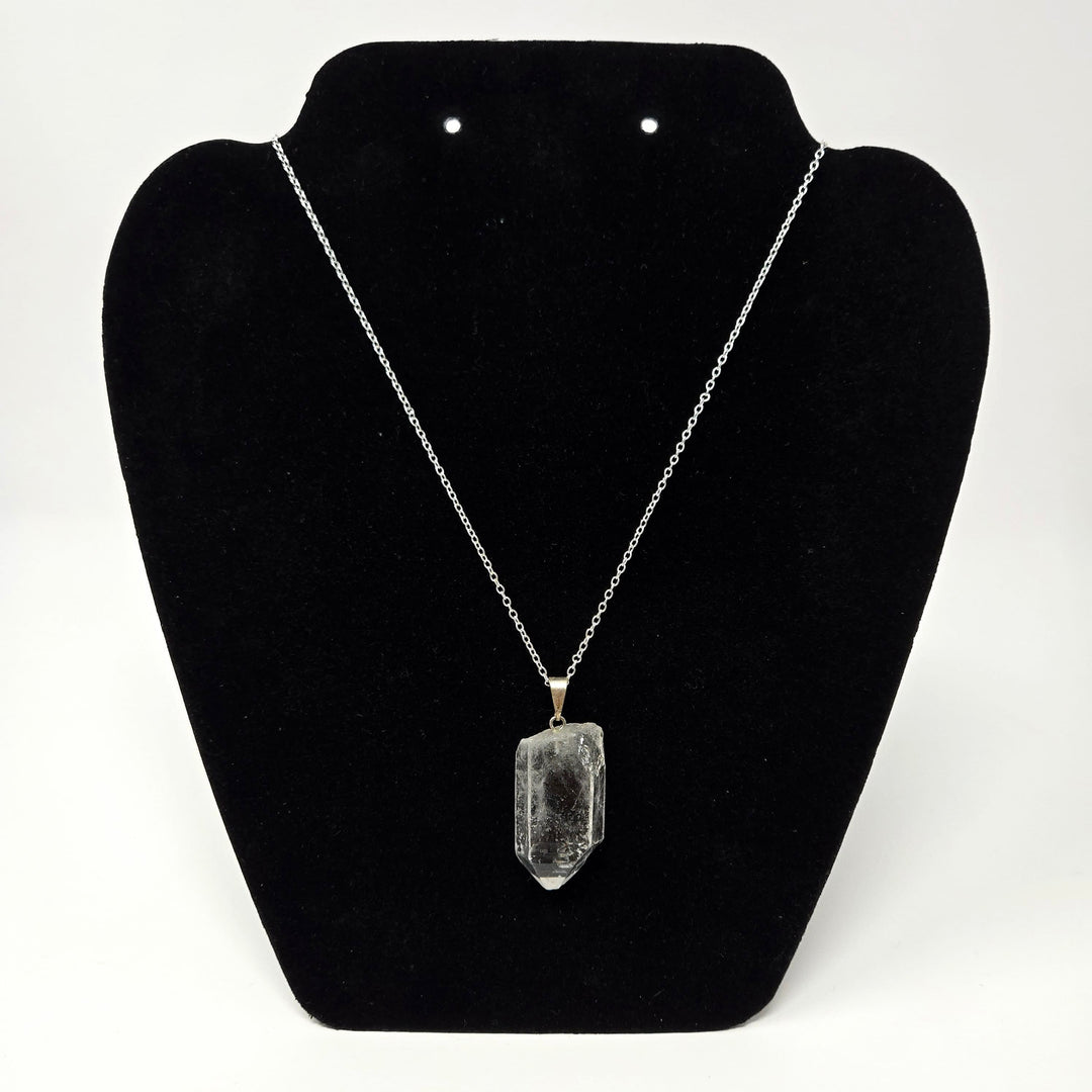 Clear Quartz Raw Point Pendant 1-Inch | The Harmony Store Pendant