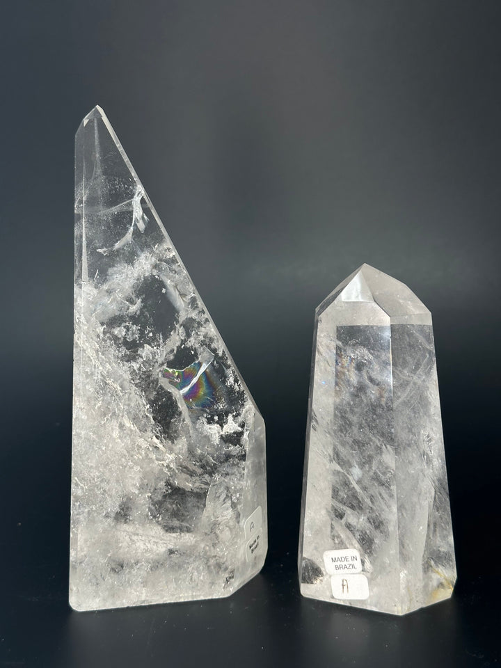 Clear Quartz Tower A Quality Brazil | The Harmony Store Tower