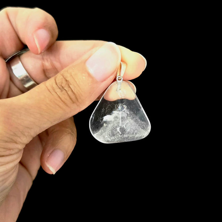 Clear Quartz Tumbled Pendant | The Harmony Store Tumbled Stone