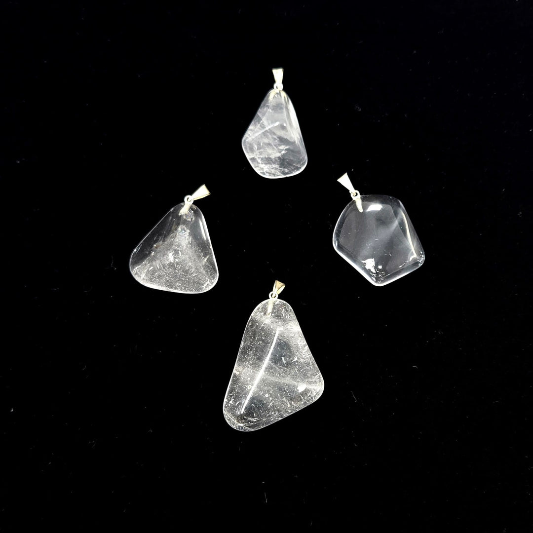 Clear Quartz Tumbled Pendant | The Harmony Store Tumbled Stone