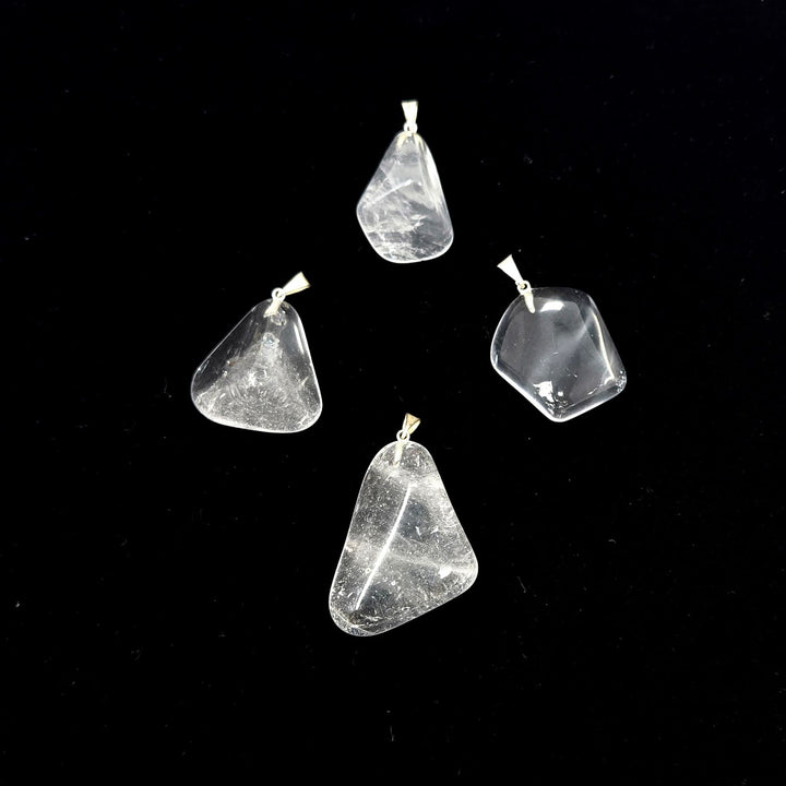 Clear Quartz Tumbled Pendant | The Harmony Store Tumbled Stone