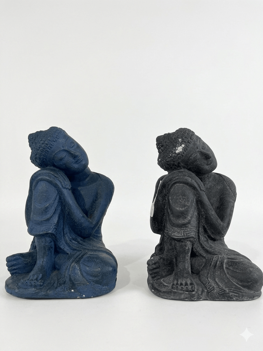 Concrete Buddha Statue Medium | The Harmony Store Statue