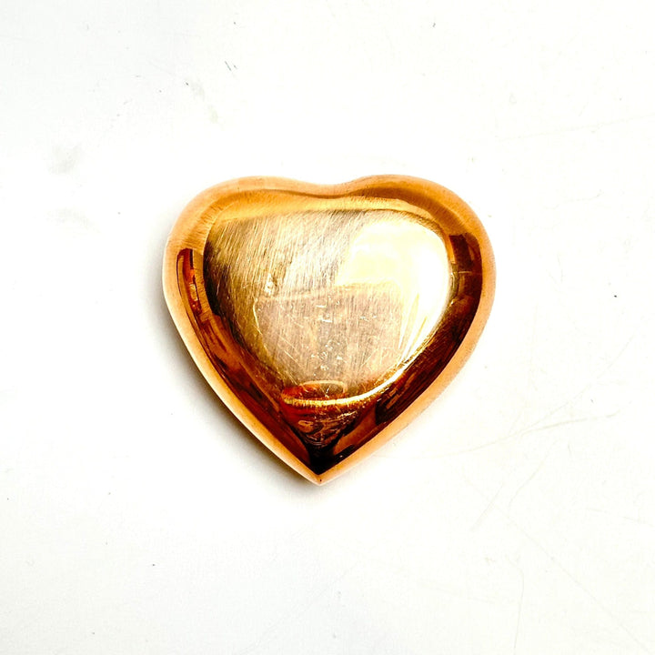 Copper Heart Crystal | The Harmony Store Heart
