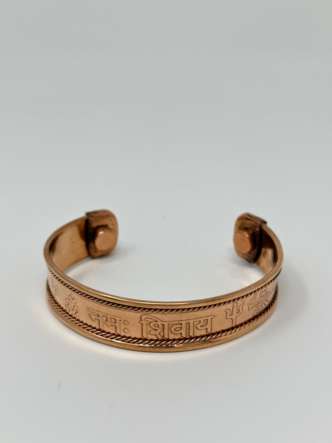 Om Namah Shivaya Copper Magnetic Bracelet | The Harmony Store