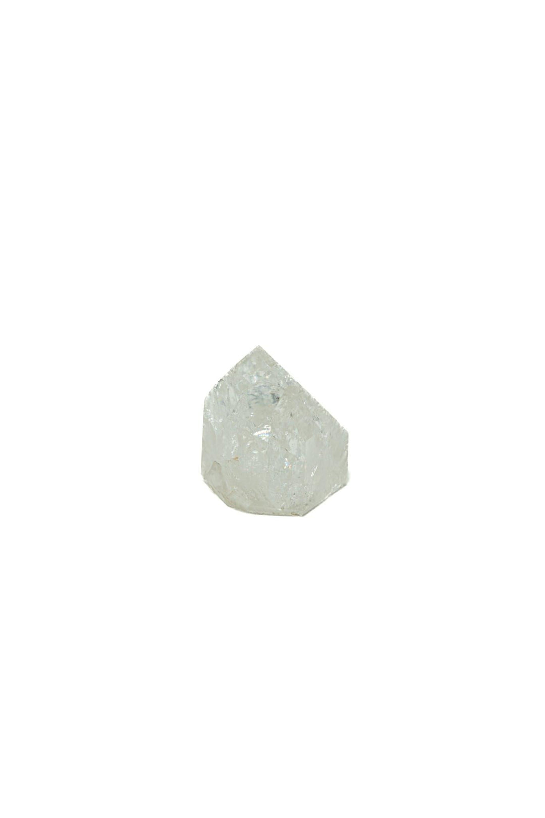 Cracked Clear Quartz Tower | The Harmony Store Tower
