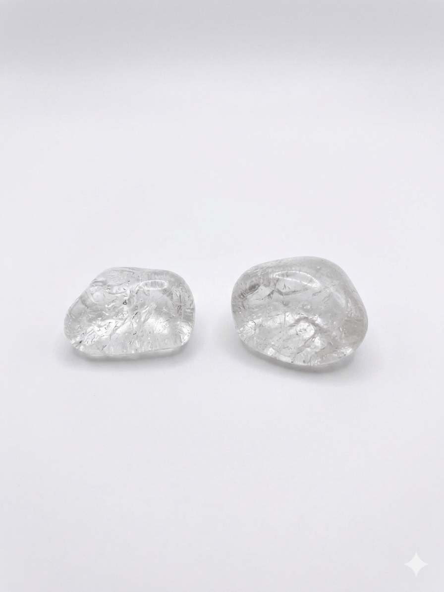 Cracked Quartz Tumbled Stone | The Harmony Store Tumbled Stone