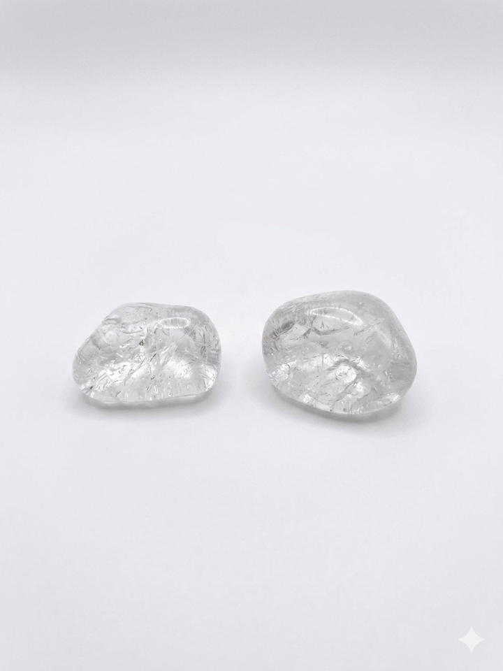 Cracked Quartz Tumbled Stone | The Harmony Store Tumbled Stone