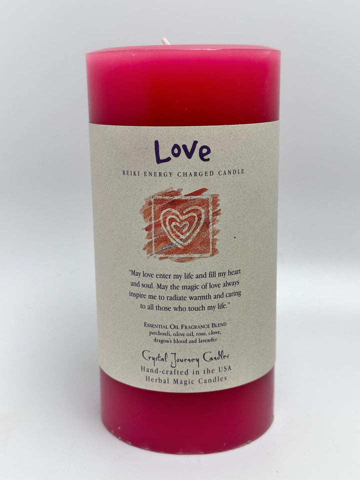 Crystal Journey Reiki Charged Candles | The Harmony Store Candle