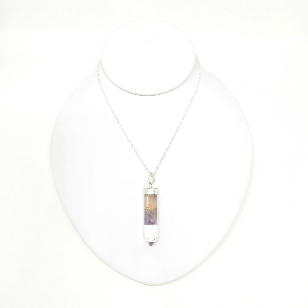Rose Quartz Pencil Cap Crystal Trio | The Harmony Store Pendant