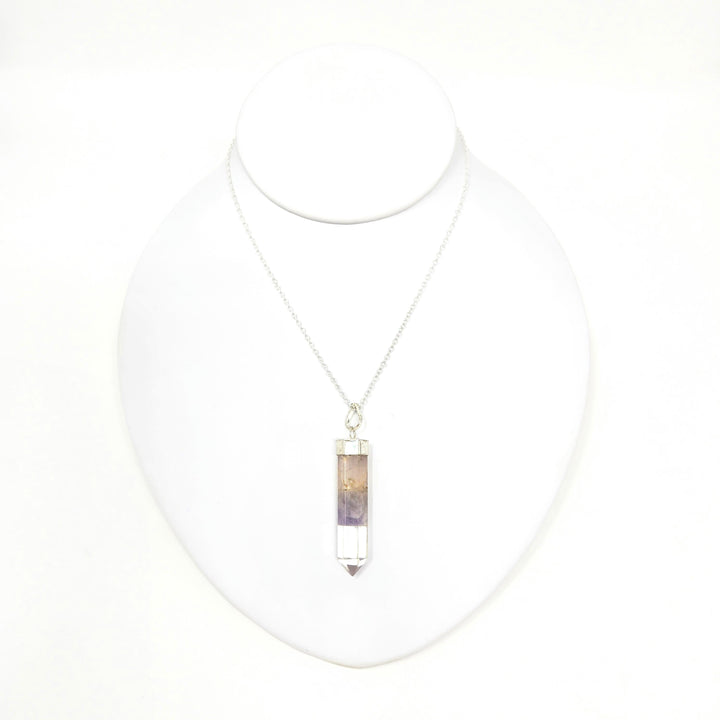 Rose Quartz Pencil Cap Crystal Trio | The Harmony Store Pendant