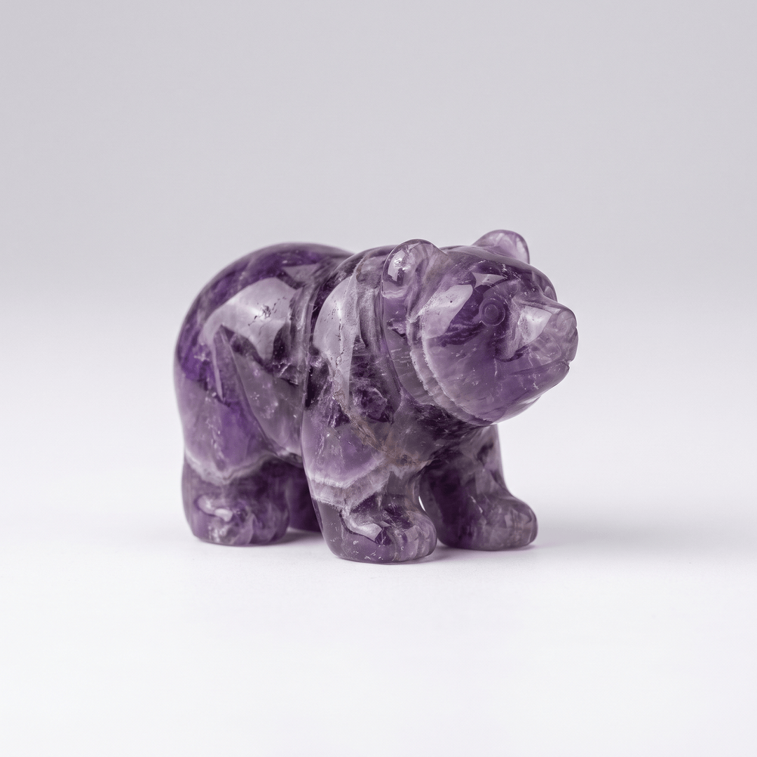 Small Crystal Bear Carving | The Harmony Store Carving