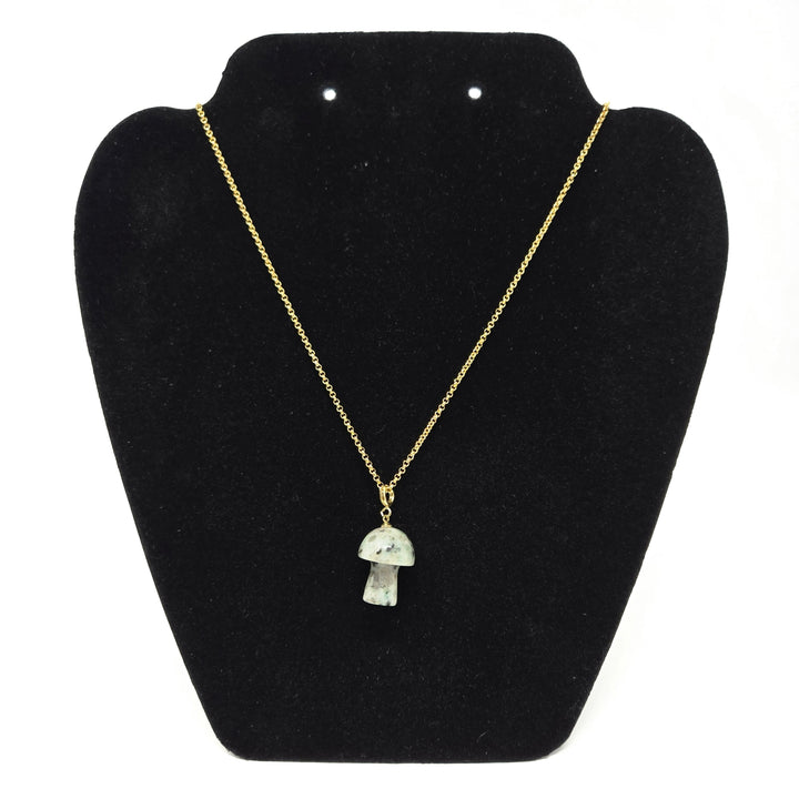 Dalmatian Jasper Mushroom Pendant | The Harmony Store Pendant