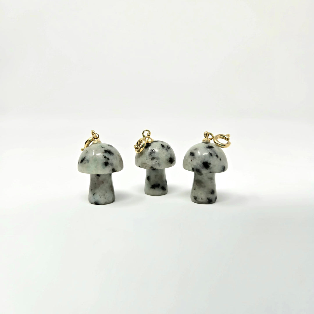 Dalmatian Jasper Mushroom Pendant | The Harmony Store Pendant