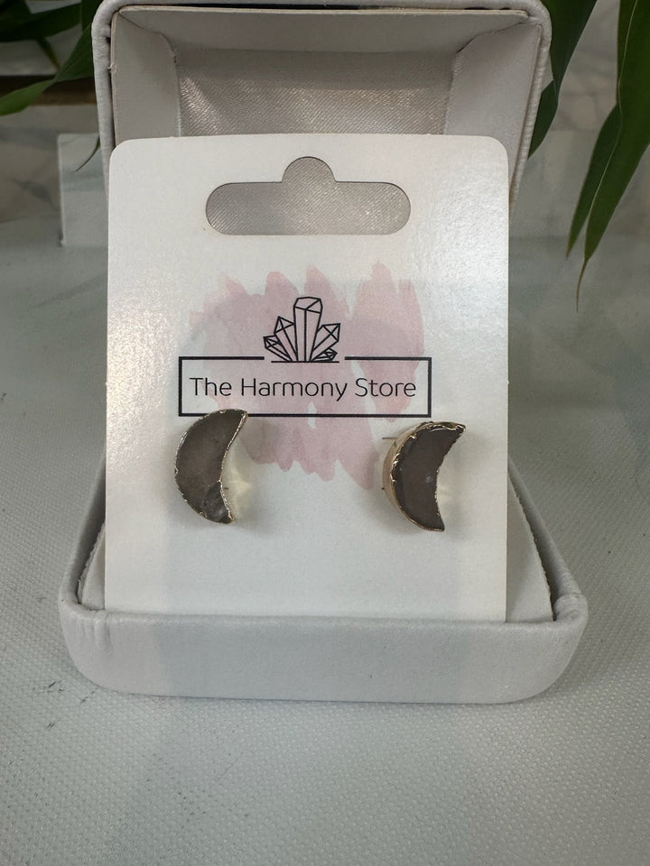 Rose Quartz Stud Earrings | Love & Heart Chakra Jewelry