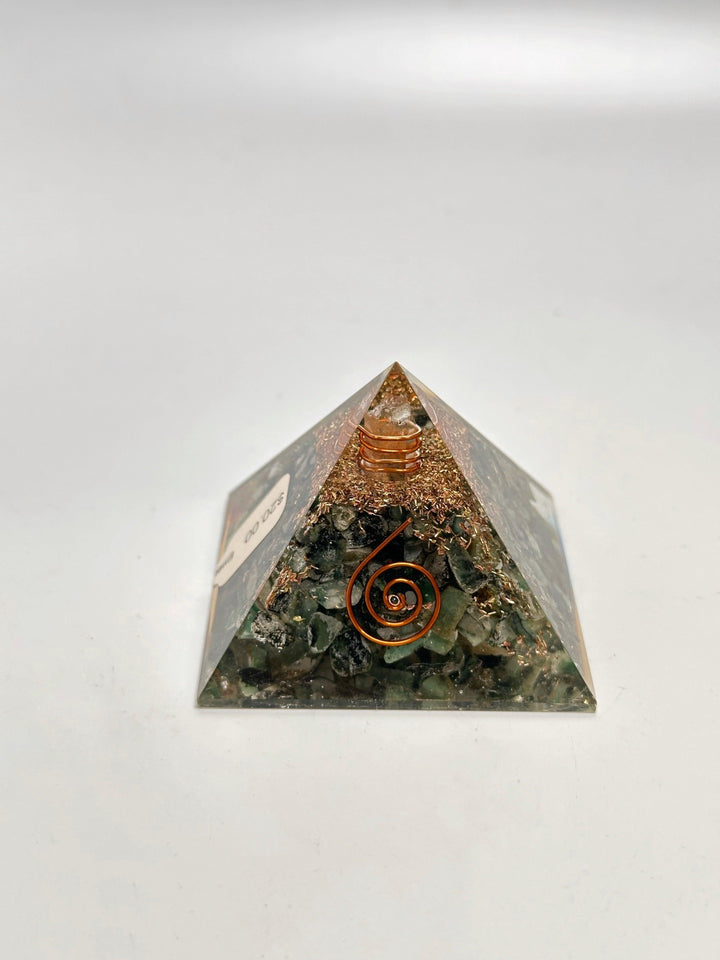 Emerald Orgonite Pyramid