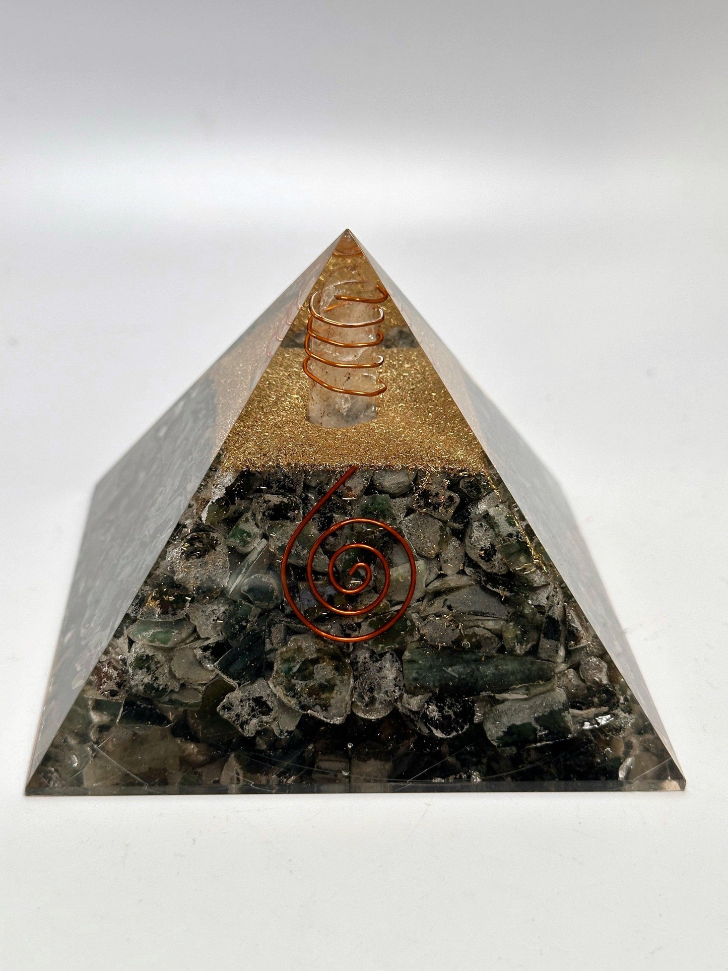 Emerald Orgonite Pyramid