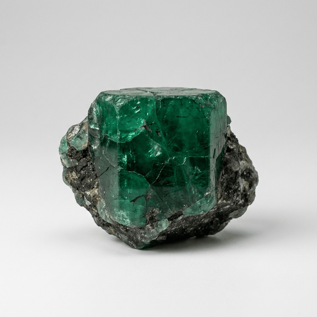 Emerald Rough Regular | Natural Raw Beryl Raw Crystal