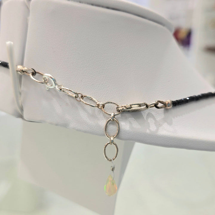 Ethiopian Opal White Topaz Necklace | The Harmony Store Necklace