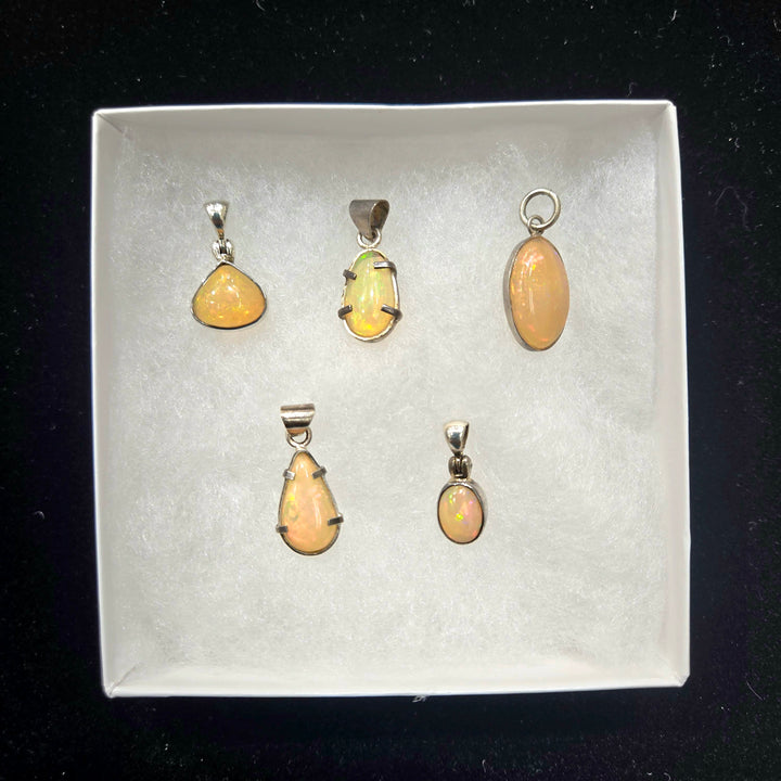 Ethiopian Opal Sterling Silver Pendant | The Harmony Store Pendant