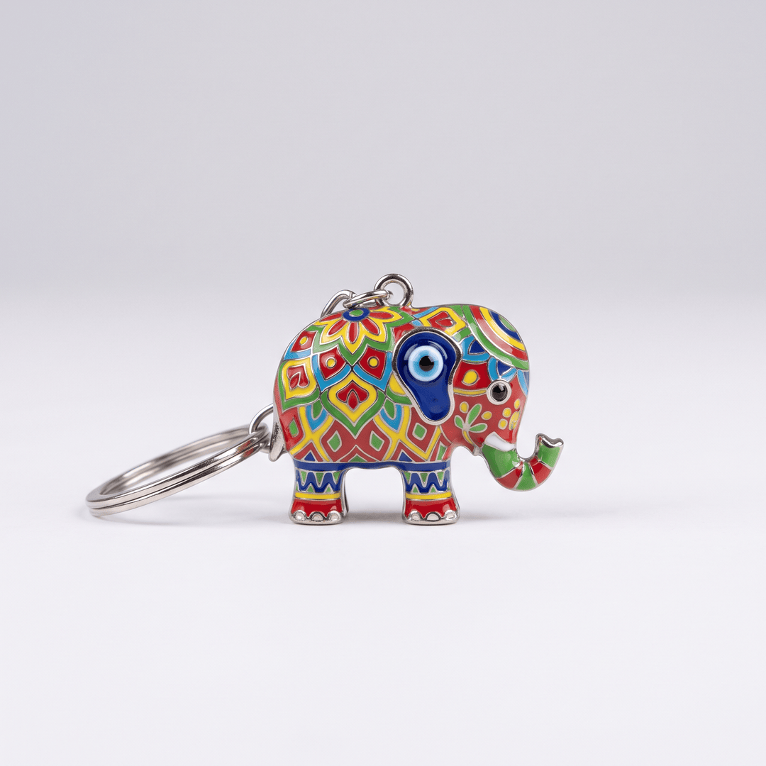 Evil Eye Elephant Keychain | The Harmony Store Keychain