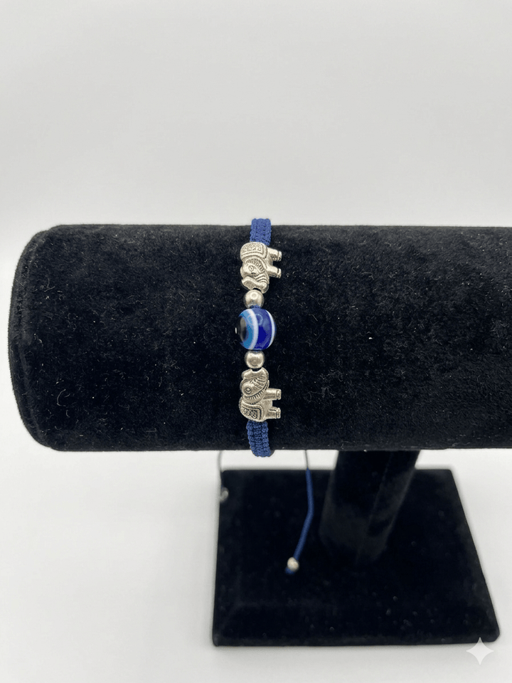 Evil Eye Elephant Macrame Bracelet | The Harmony Store Bracelet
