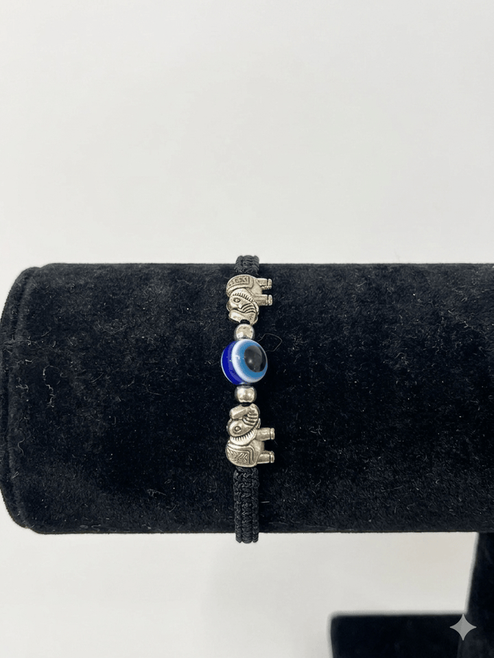 Evil Eye Elephant Macrame Bracelet | The Harmony Store Bracelet
