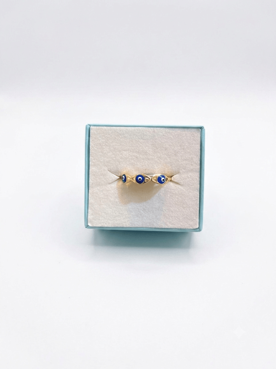 Evil Eye Infinite Ring Adjustable | The Harmony Store Ring