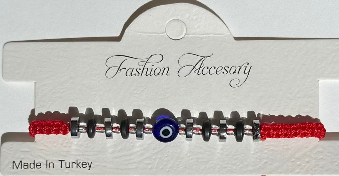 Evil Eye Macrame Bracelet Red String - The Harmony Store