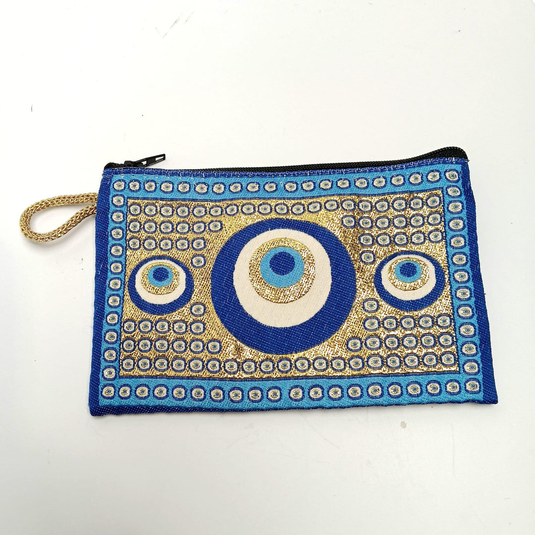 Evil Eye Pouch Bag Blue | The Harmony Store Evil Eye