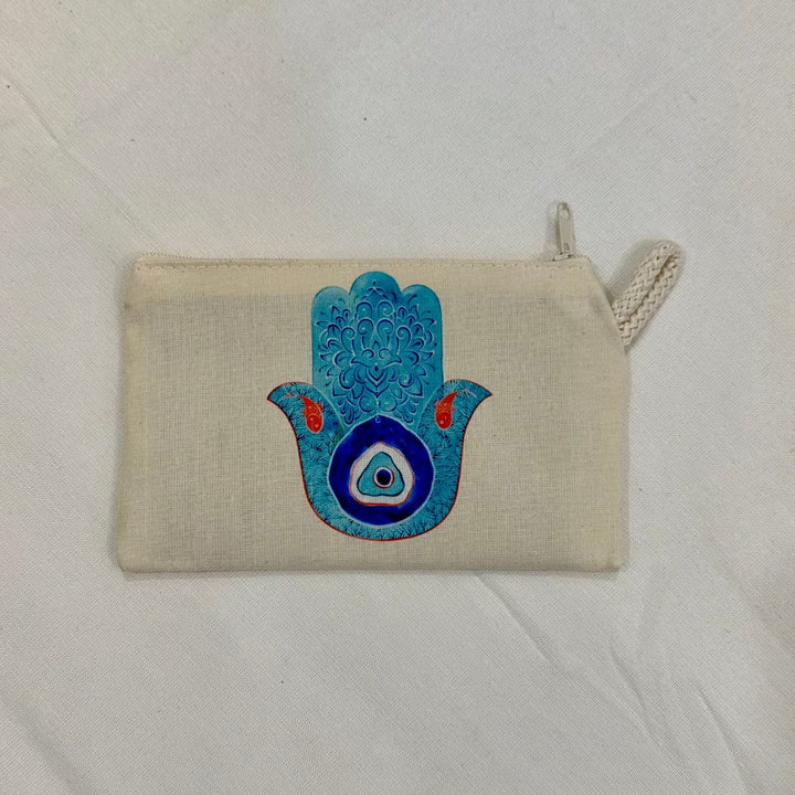 Evil Eye Pouch Bag Blue | The Harmony Store Evil Eye