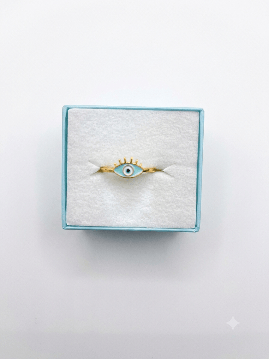Evil Eye Eyelash Ring Small | The Harmony Store Ring