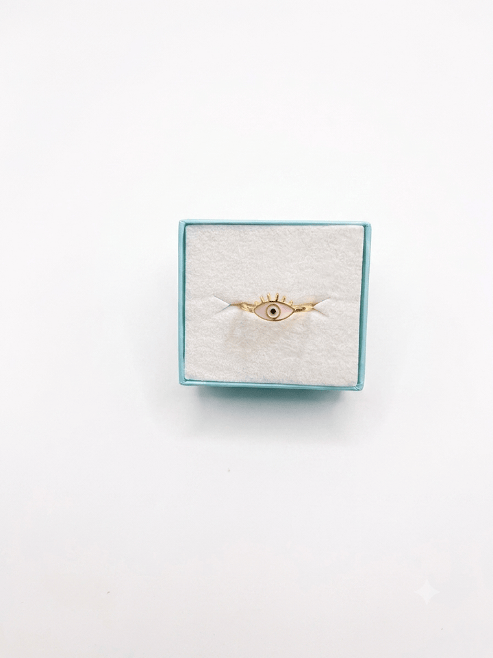 Evil Eye Eyelash Ring Small | The Harmony Store Ring