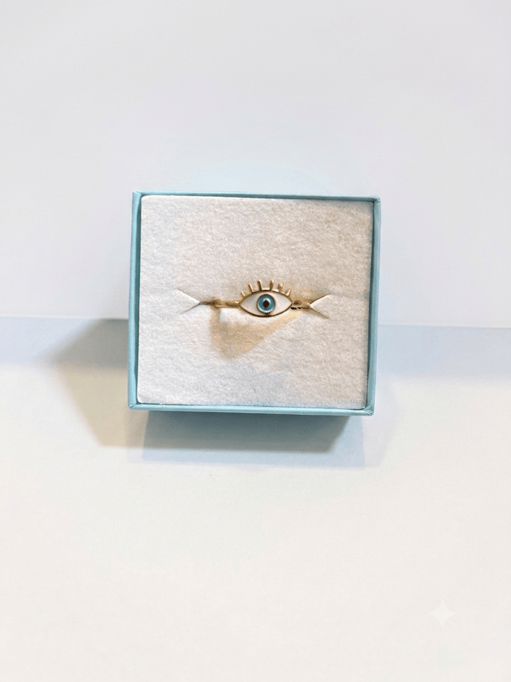 Evil Eye Eyelash Ring Small | The Harmony Store Ring