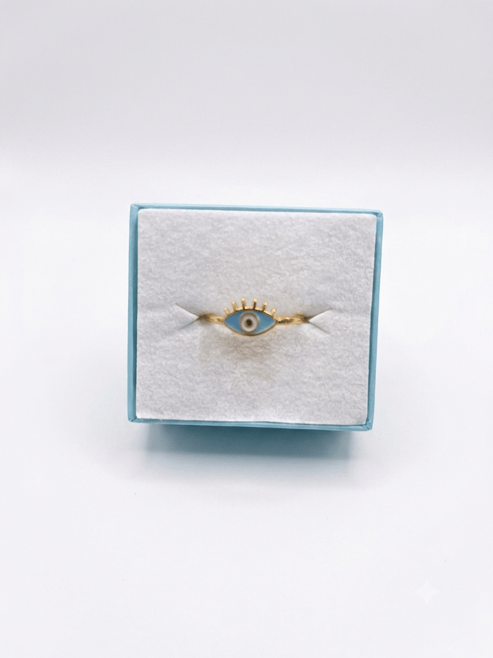 Evil Eye Eyelash Ring Small | The Harmony Store Ring