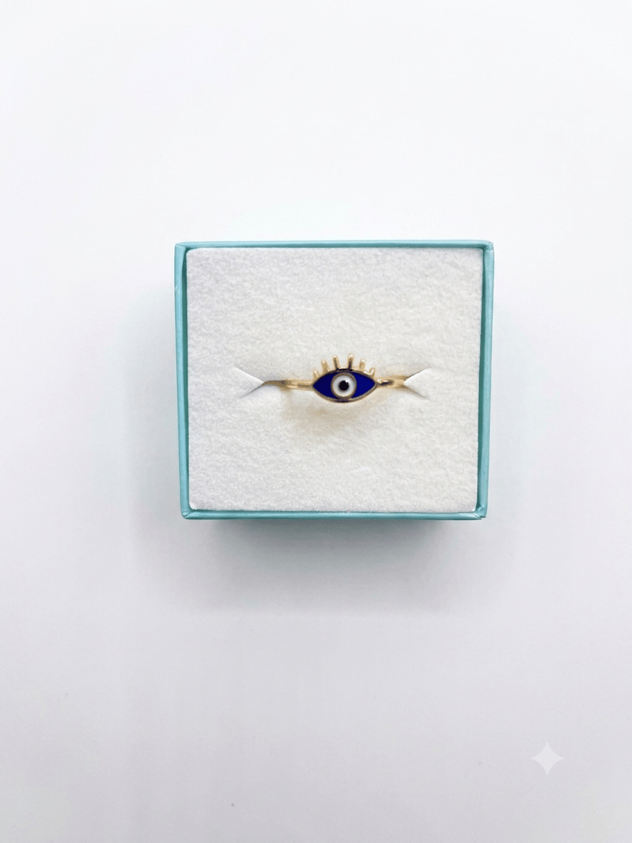 Evil Eye Eyelash Ring Small | The Harmony Store Ring