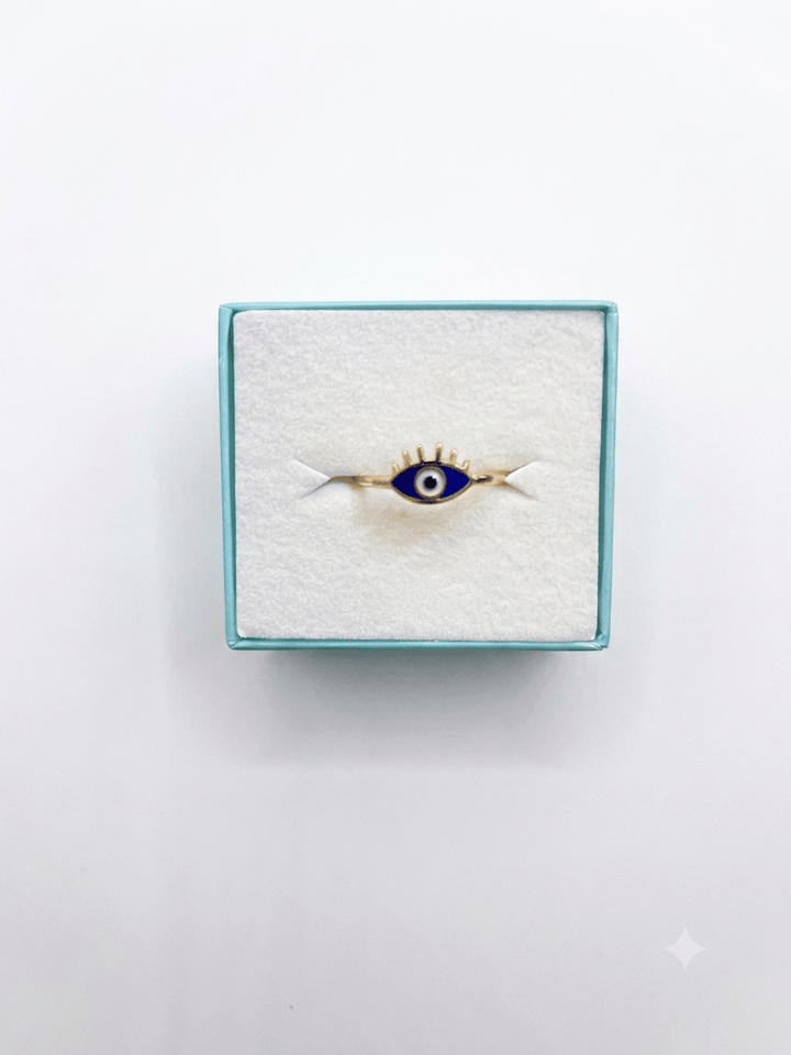 Evil Eye Eyelash Ring Small | The Harmony Store Ring