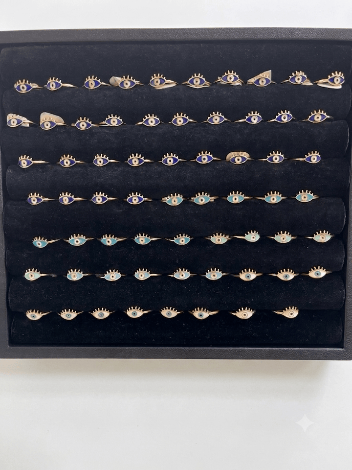 Evil Eye Eyelash Ring Small | The Harmony Store Ring